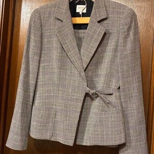 Armani Collezioni 2pc Skirt Suit / Plaid